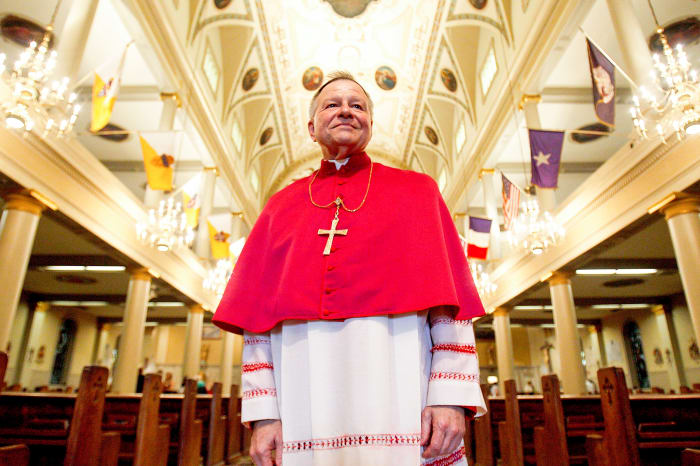 Aymond was installed as Archbishop of New Orleans in 2009; in May, his archdiocese filed for bankruptcy, amid both a pandemic and a sexual abuse scandal.